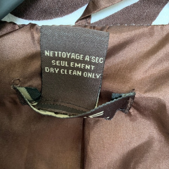 Talie Brown & White Animal Print Zebra Print Chic Y2K Jacket Feminine Trending - Picture 12 of 16